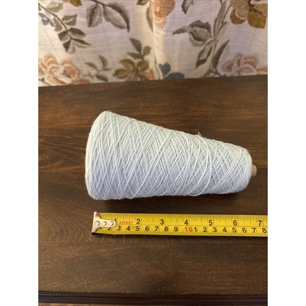 Cone Yarn Light Blue by Tamm For Machine Knitting Crochet Crafts